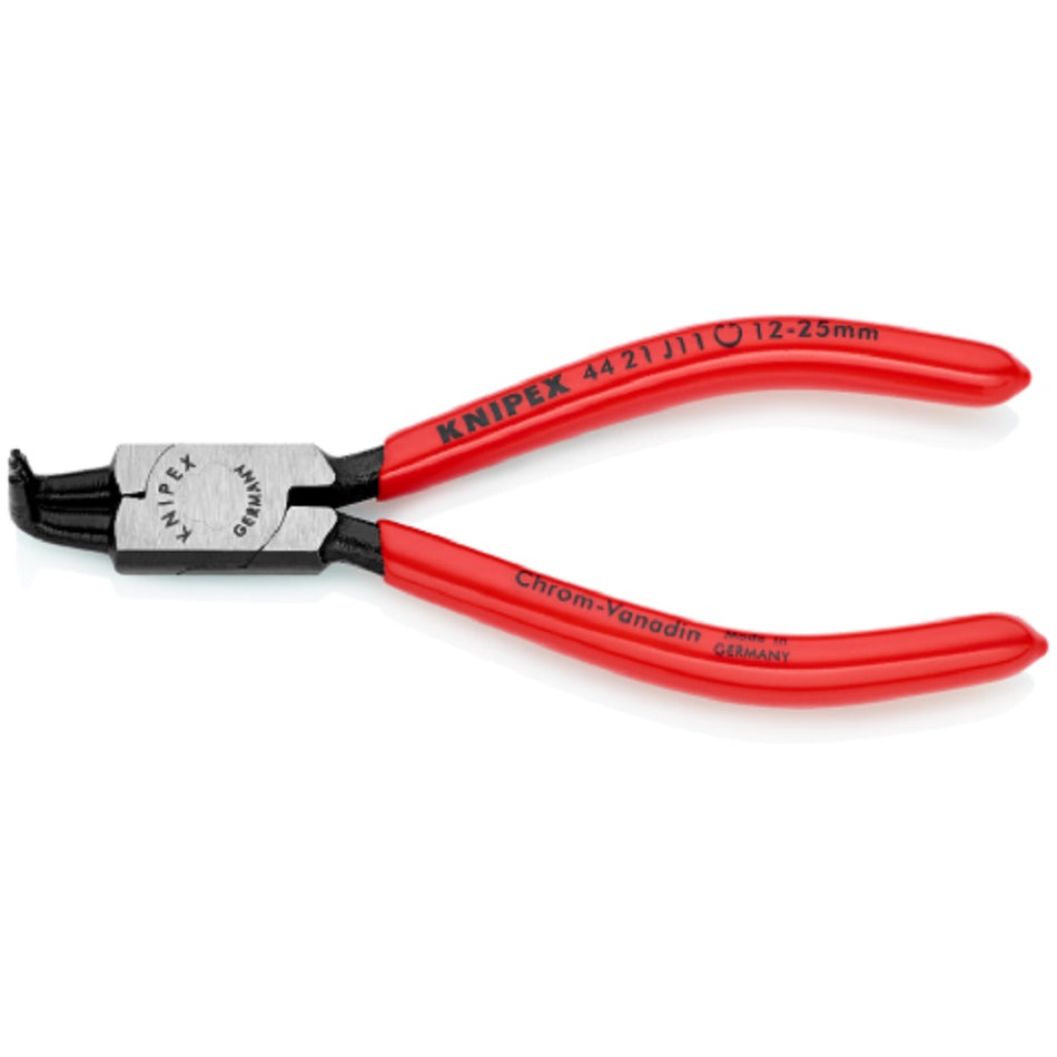 Knipex Circlip Pliers 4421J11.  Angled view showing jaws closed.