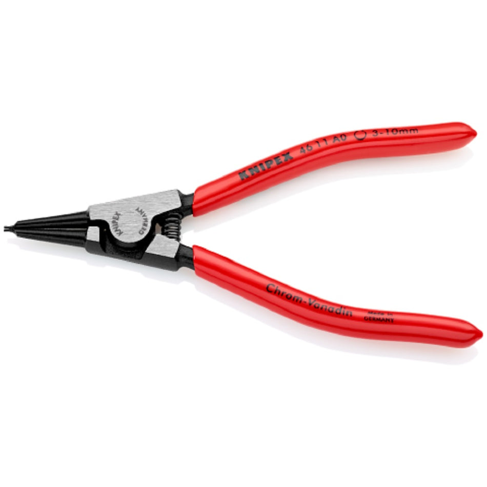 Knipex Circlip Pliers 4611A0.  Angled view showing jaws closed