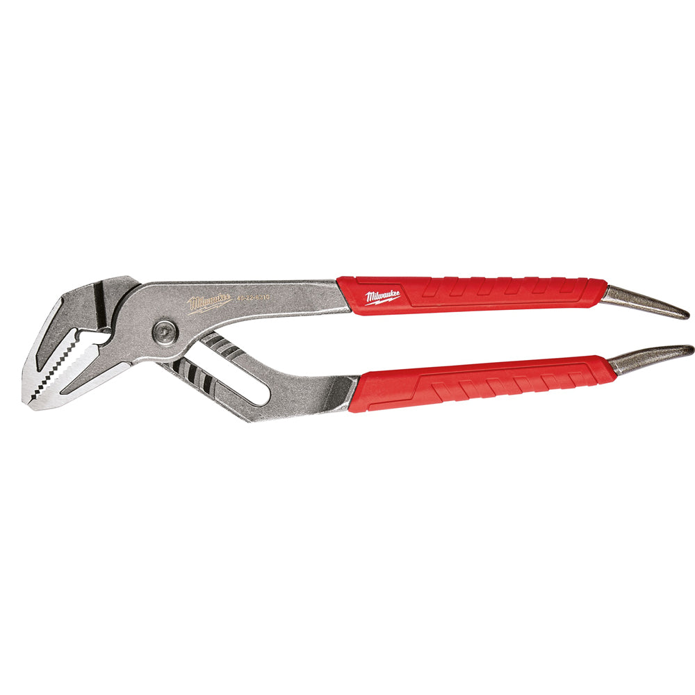 Milwaukee Straight-Jaw Pliers 250mm/10" 48226310.  Side view of pliers.