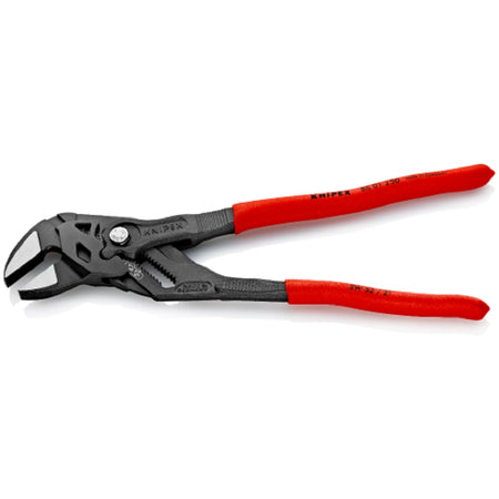 Knipex Plier Wrench 8601250. Angled view showing jaws open.