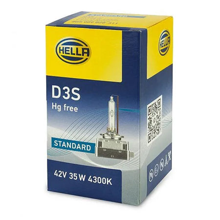 HELLA D3S HID Xenon Gas Discharge Bulb packaging