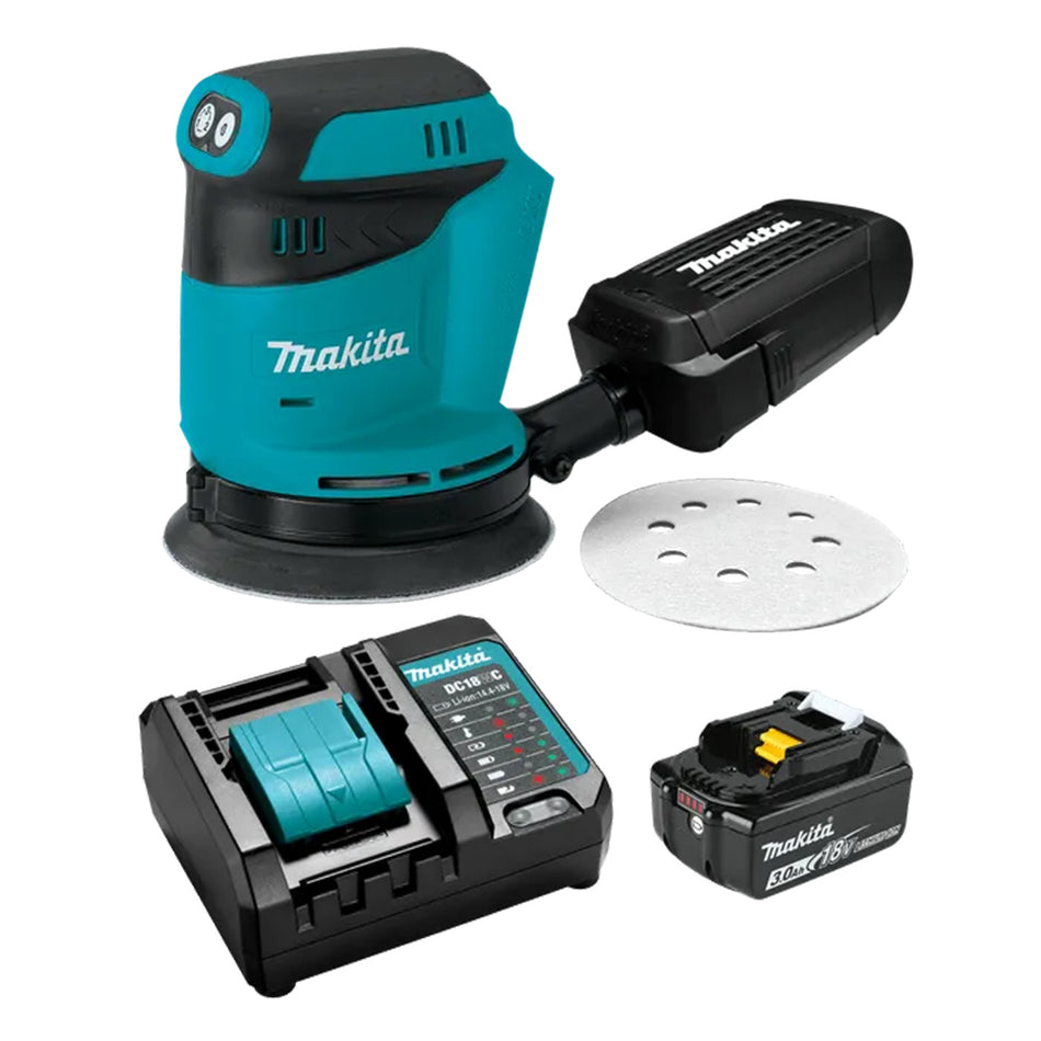 Makita 18V LXT 125mm Random Orbital Sander Kit