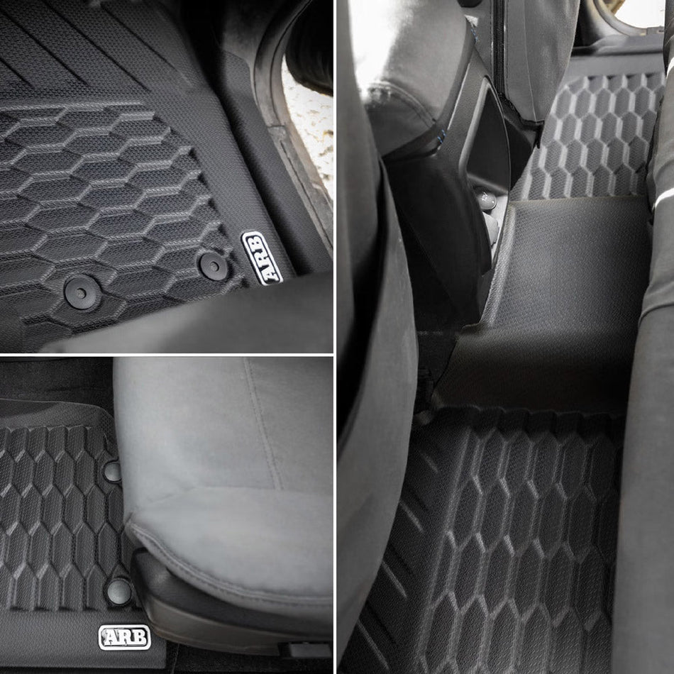 ARB Floor Mats Front & Rear - Suits Mazda BT50 2021+ Double Cab