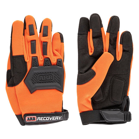 SRB Recovery Gloves-GLOVEMX. Front view of 2 gloves, one from the front and one front the back.