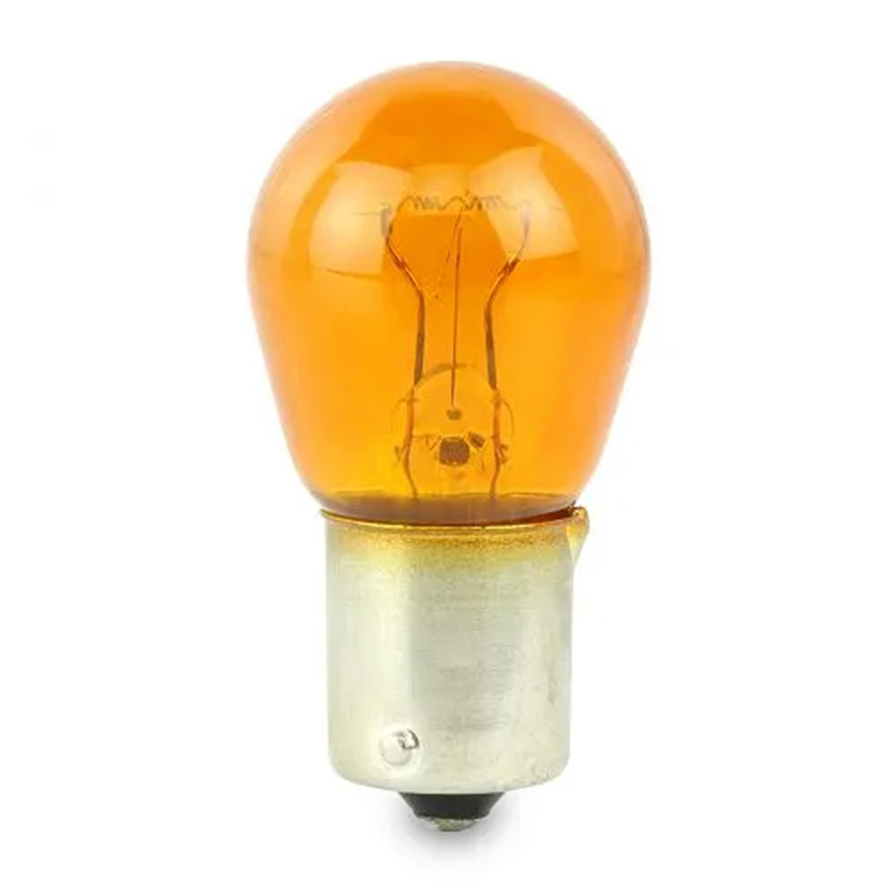 HELLA Bayonet Bulb 24V 21W BAU15s - Amber side view