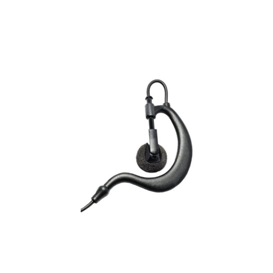 Tait Earbud C-Hook Black, 3.5mm RA-Jack 200mm lead