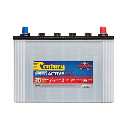 Century Battery Ultra EFB Battery 12V 780CCA-T110. Front view of grey battery with black top and yellow Century logo on blue and red label on front.